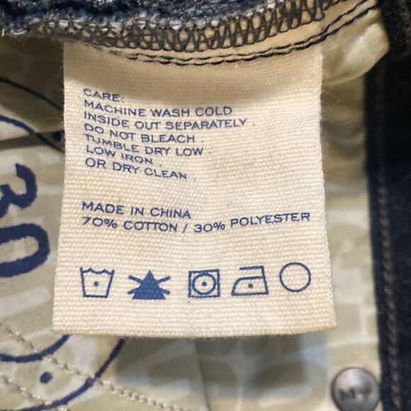 New Marc Jacobs Women's Kenmare Wash Mid Rise Lola Crop Denim Jeans Size 30 - Picture 10 of 10